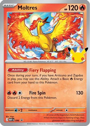 Moltres (096) - Holofoil [ME Mega Evolution Promo] - Card Brawlers