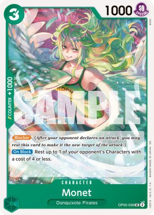 Monet (Reprint) (OP05-036) - Premium Booster -The Best- Vol. 2 - Card Brawlers