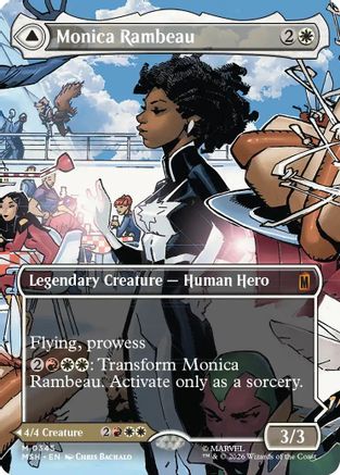 Monica Rambeau (Borderless) (0345) (MSH-345) - Marvel Super Heroes Foil - Card Brawlers