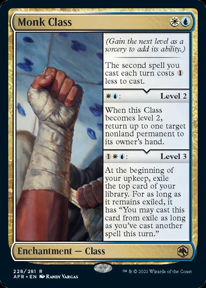 Monk Class [Dungeons & Dragons: Adventures in the Forgotten Realms] - Card Brawlers
