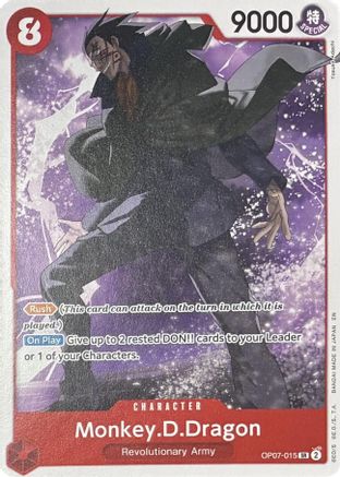 Monkey.D.Dragon - OP07-015 (OP07-015) - Learn Together Deck Set - Card Brawlers