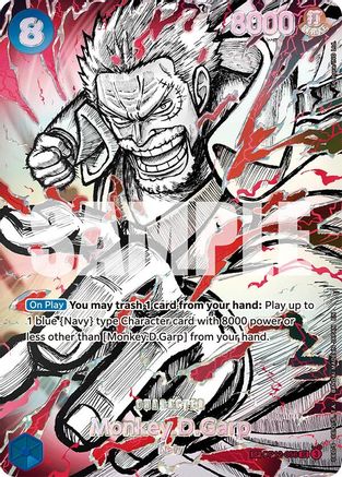 Monkey.D.Garp (OP12-056) (SP) (OP12-056) - The World's Strongest Warriors Foil - Card Brawlers