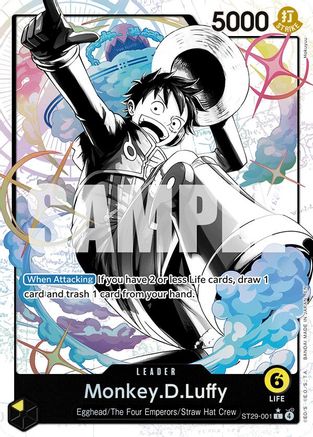 Monkey.D.Luffy (001) (Parallel) (ST29-001) - Starter Deck 29: Egghead Foil - Card Brawlers