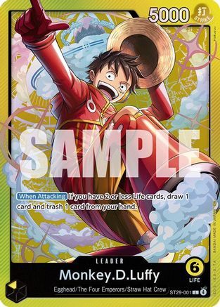 Monkey.D.Luffy (001) (ST29-001) - Starter Deck 29: Egghead Foil - Card Brawlers