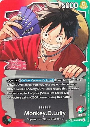 Monkey.D.Luffy - OP13-001 (Ichiban Kuji Exclusive) (OP13-001) - One Piece Promotion Cards - Card Brawlers