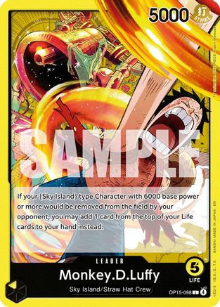 Monkey.D.Luffy (OP15-098) (OP15-098) - Adventure on Kami's Island - Card Brawlers
