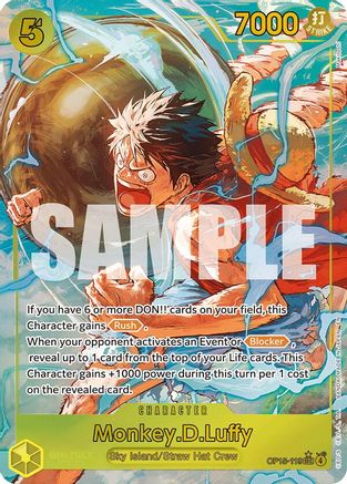 Monkey.D.Luffy (OP15-119) (Alternate Art) (OP15-119) - Adventure on Kami's Island Foil - Card Brawlers