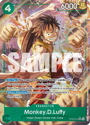 Monkey.D.Luffy (Parallel) (ST30-012) - Starter Deck EX: Luffy & Ace Foil - Card Brawlers