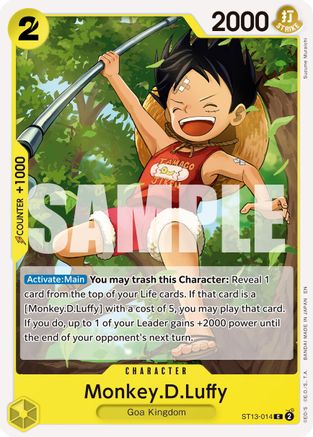 Monkey.D.Luffy - ST13-014 (Reprint) (ST13-014) - Premium Booster -The Best- Vol. 2 - Card Brawlers