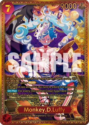 Monkey.D.Luffy (ST31-004) (SP) (ST31-004) - The World's Strongest Warriors Foil - Card Brawlers