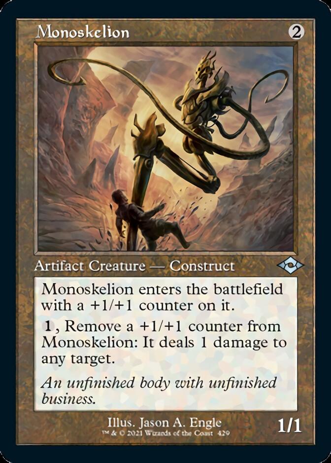 Monoskelion (Retro Foil Etched) [Modern Horizons 2] - Card Brawlers
