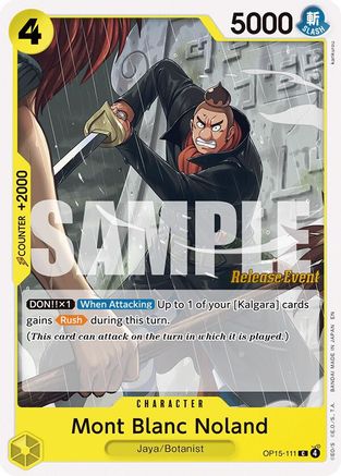Mont Blanc Noland (OP15-111) - Adventure on Kami's Island Release Event Cards - Card Brawlers