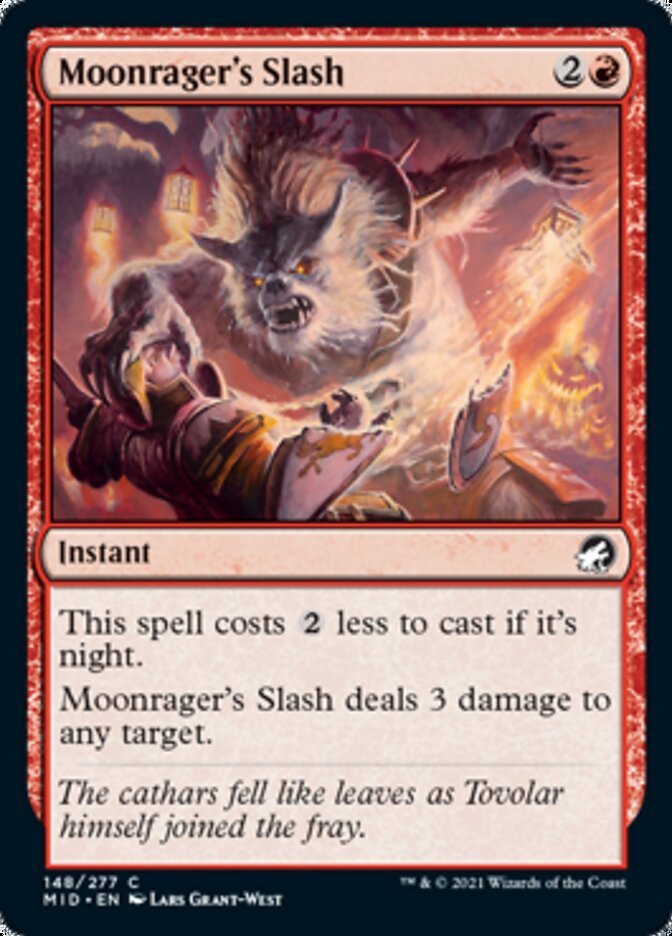 Moonrager's Slash [Innistrad: Midnight Hunt] - Card Brawlers