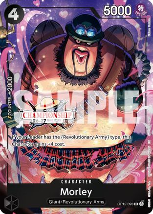Morley (CS 26-27 Celebration Pack) (OP12-093) - One Piece Promotion Cards Foil - Card Brawlers