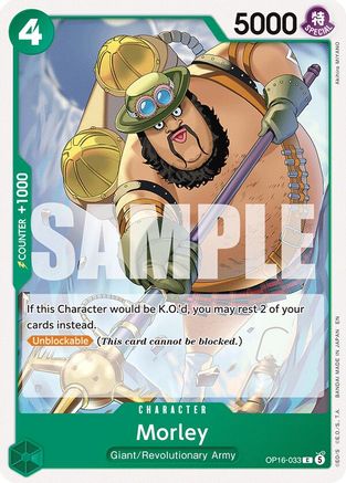 Morley (OP16-033) - The Time of Battle - Card Brawlers
