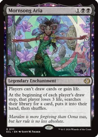 Mornsong Aria (PPECL-111) - Promo Pack: Lorwyn Eclipsed - Card Brawlers