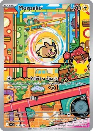 Morpeko (135/128) - Holofoil [ME 30th Celebration] - Card Brawlers