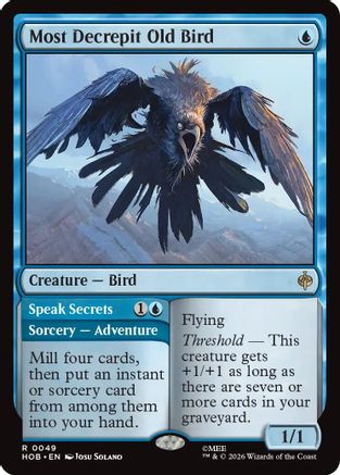 Most Decrepit Old Bird (HOB-049) - The Hobbit - Card Brawlers
