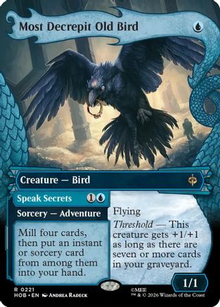Most Decrepit Old Bird (Showcase) (HOB-221) - The Hobbit - Card Brawlers