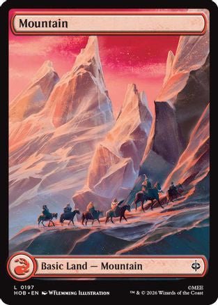 Mountain (0197) (HOB-197) - The Hobbit Foil - Card Brawlers