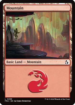 Mountain (0288) (FRA-288) - Reality Fracture - Card Brawlers