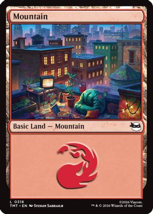Mountain (0318) (TMT-318) - Teenage Mutant Ninja Turtles - Card Brawlers