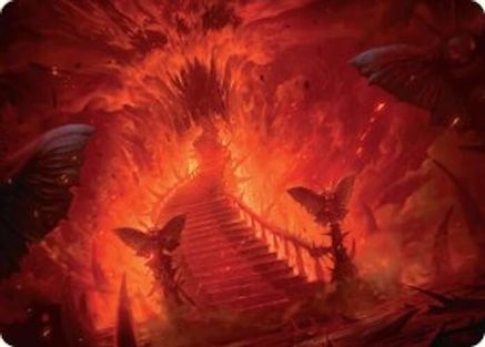Mountain Art Card (ASDSK-030) - Art Series: Duskmourn: House of Horror - Card Brawlers