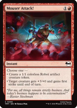 Mouser Attack! (TMT-095) - Teenage Mutant Ninja Turtles Foil - Card Brawlers