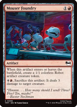 Mouser Foundry (TMT-096) - Teenage Mutant Ninja Turtles - Card Brawlers