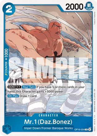 Mr.1(Daz.Bonez) (OP16-054) - The Time of Battle Foil - Card Brawlers
