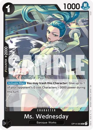 Ms. Wednesday (OP14-083) - The Azure Sea's Seven - Card Brawlers