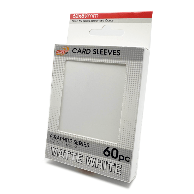 MST Sleeves - YGO Size - Graphite Series - Matte White - Card Brawlers