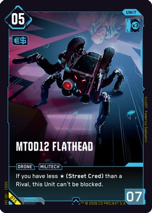 MT0D12 Flathead (015) - The Heist Retail Starter Deck - Card Brawlers