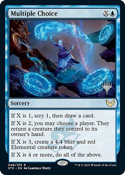Multiple Choice (Promo Pack) [Strixhaven: School of Mages Promos] - Card Brawlers
