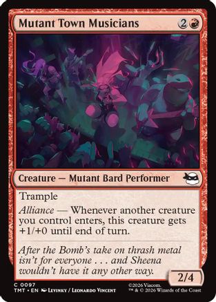 Mutant Town Musicians (TMT-097) - Teenage Mutant Ninja Turtles - Card Brawlers