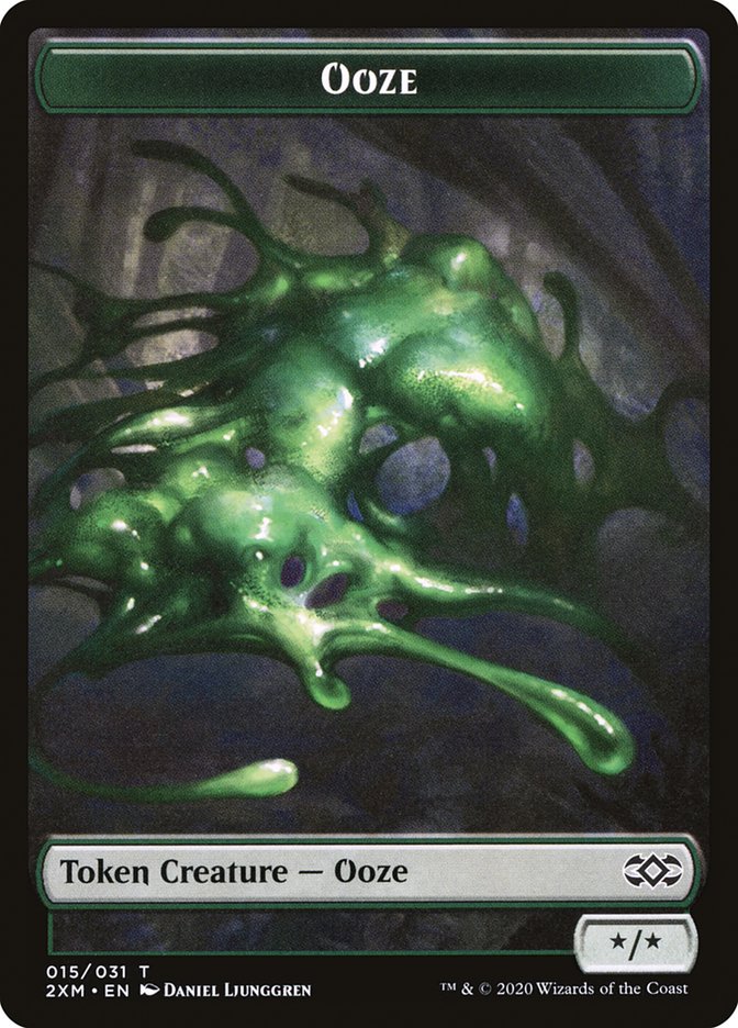 Myr (007) // Ooze Double - Sided Token [Double Masters Tokens] - Card Brawlers