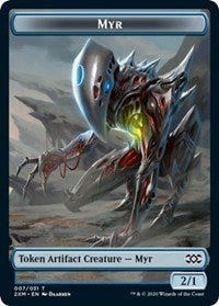 Myr (007) // Ooze Double - Sided Token [Double Masters Tokens] - Card Brawlers