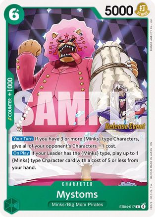 Mystoms (EB04-017) - The Azure Sea's Seven Release Event Cards - Card Brawlers