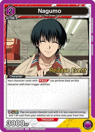 Nagumo (058) (Release Event) (UE19BT/SMD-1-058) - UE19BT SAKAMOTO DAYS Release Event Cards - Card Brawlers