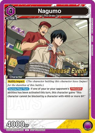 Nagumo (059) (Release Event) (UE19BT/SMD-1-059) - UE19BT SAKAMOTO DAYS Release Event Cards - Card Brawlers