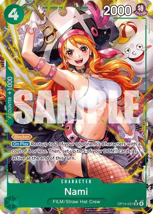 Nami (Alternate Art) (OP14-031) - The Azure Sea's Seven Foil - Card Brawlers
