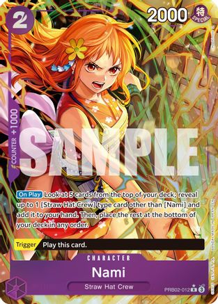 Nami (Alternate Art) (PRB02-012) - Premium Booster -The Best- Vol. 2 Foil - Card Brawlers