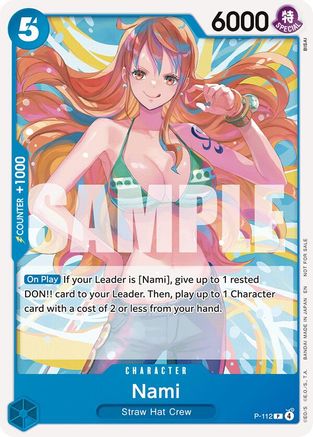 Nami (Heroines Battle Pack) (P-112) - One Piece Promotion Cards - Card Brawlers