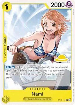 Nami (Luffy Deck) (OP15-108) - Set Sail Deck Set - Card Brawlers