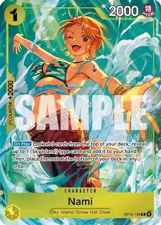 Nami (Premium Card Collection -Best Selection Vol. 6-) (OP15-108) - One Piece Promotion Cards Foil - Card Brawlers