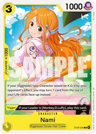Nami (ST29-008) - Starter Deck 29: Egghead - Card Brawlers