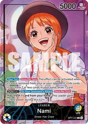 Nami (Whole Cake Island Arc) (OP11-041) - One Piece Promotion Cards Foil - Card Brawlers
