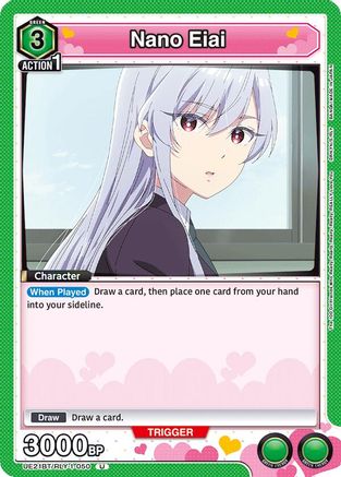 Nano Eiai (050) (UE21BT/RLY-1-050) - UE21BT The 100 Girlfriends Who Really Really Really Really REALLY Love You - Card Brawlers