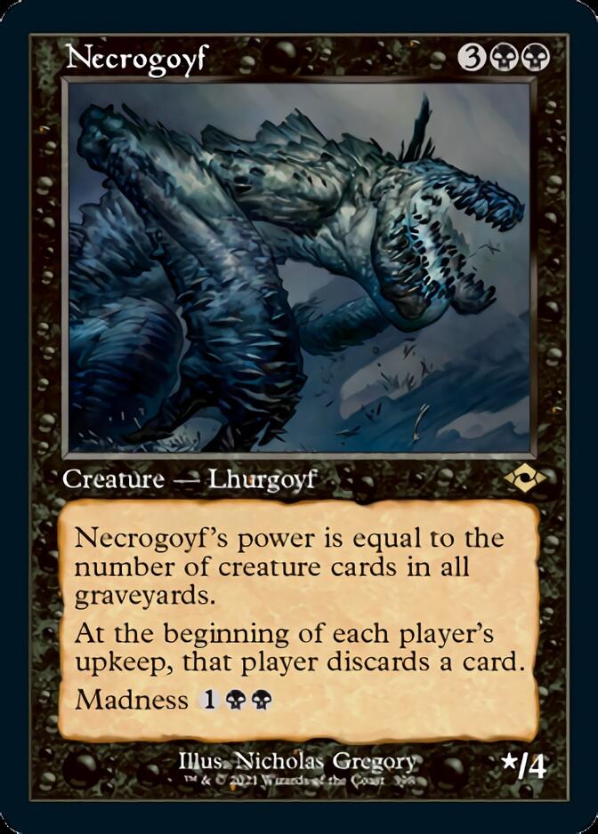 Necrogoyf (Retro Foil Etched) [Modern Horizons 2] - Card Brawlers