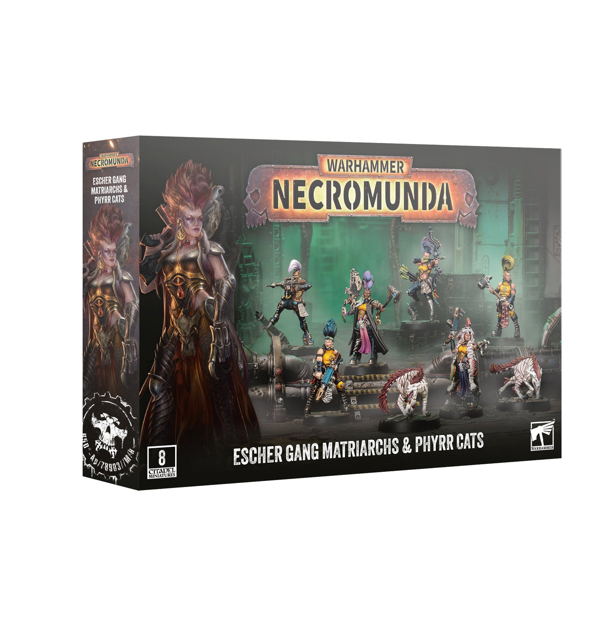 Necromunda - Escher - Gang Matriarchs & Phyrr - Card Brawlers
